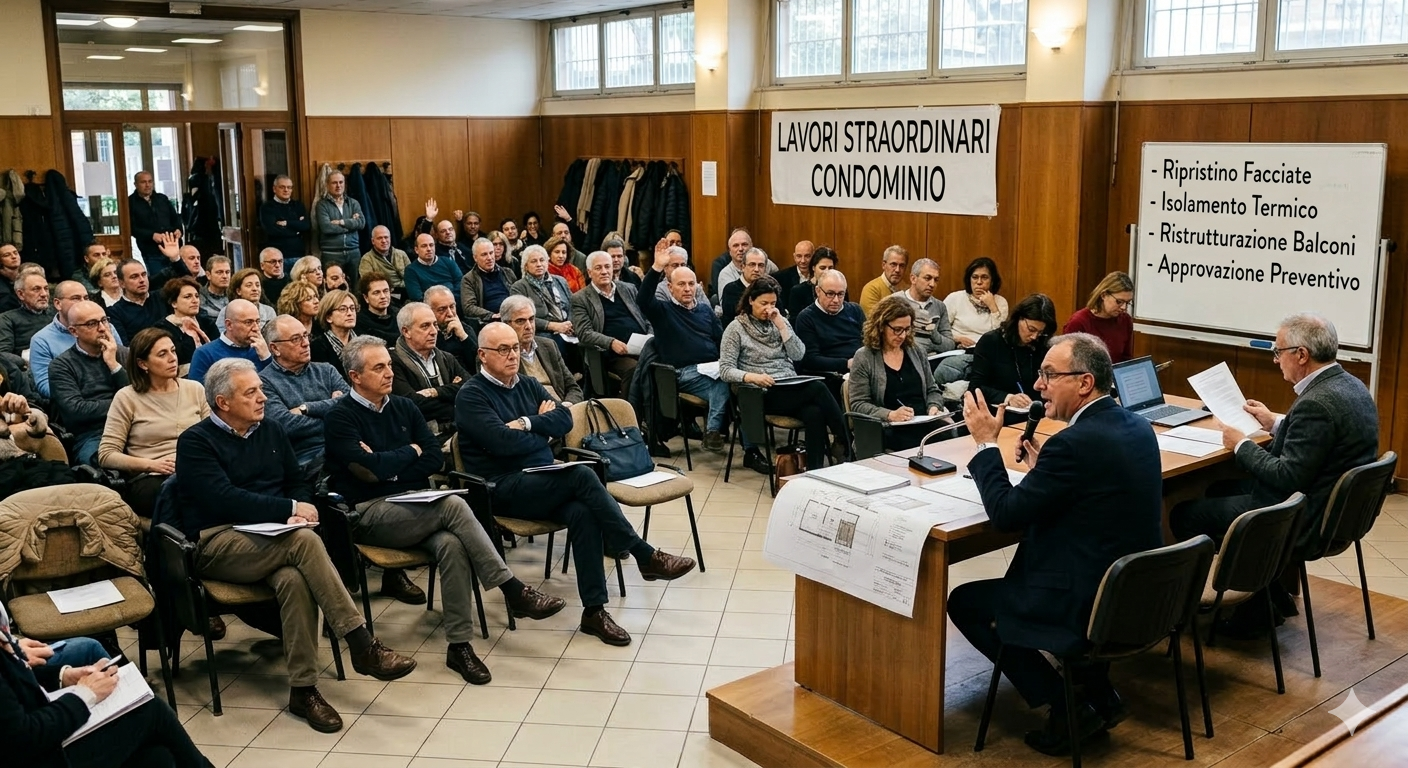 NULLA LA DELIBERA ASSEMBLEARE CHE APPROVA LAVORI STRAORDINARI SENZA LA COSTITUZIONE DEL FONDO SPECIALE